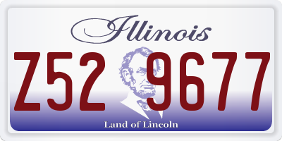 IL license plate Z529677