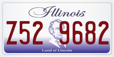 IL license plate Z529682