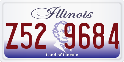 IL license plate Z529684