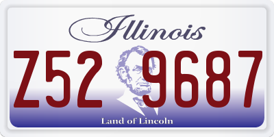 IL license plate Z529687