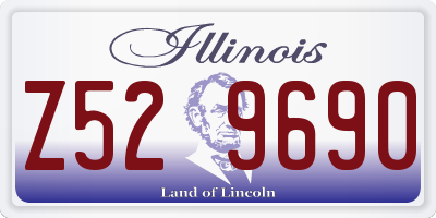 IL license plate Z529690