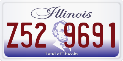 IL license plate Z529691