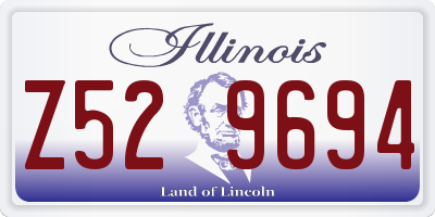 IL license plate Z529694