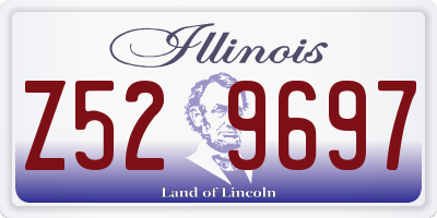 IL license plate Z529697