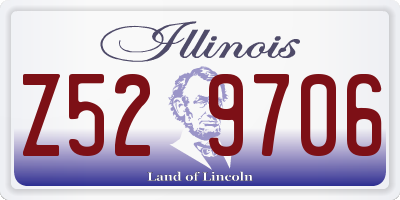 IL license plate Z529706