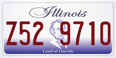 IL license plate Z529710