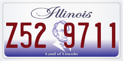 IL license plate Z529711