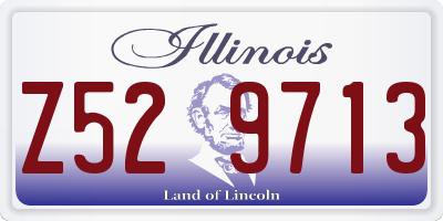 IL license plate Z529713