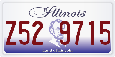 IL license plate Z529715