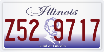 IL license plate Z529717