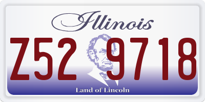 IL license plate Z529718