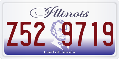 IL license plate Z529719