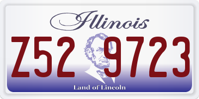 IL license plate Z529723