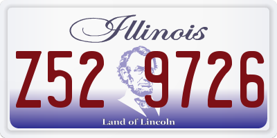 IL license plate Z529726