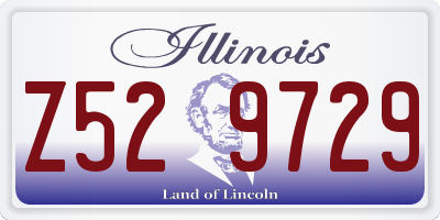 IL license plate Z529729