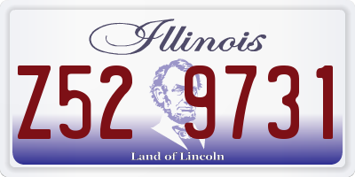 IL license plate Z529731