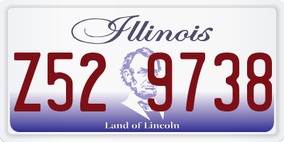 IL license plate Z529738