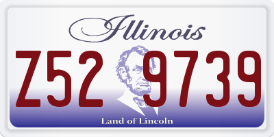 IL license plate Z529739