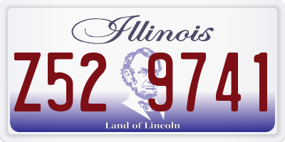 IL license plate Z529741