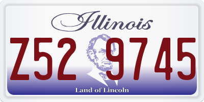 IL license plate Z529745