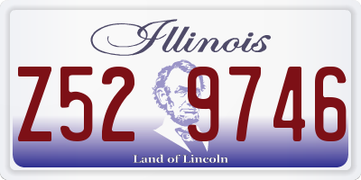 IL license plate Z529746