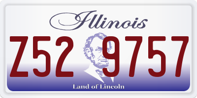 IL license plate Z529757