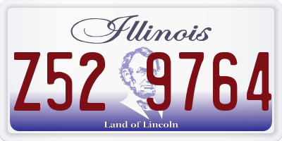 IL license plate Z529764