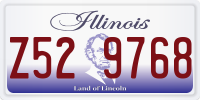 IL license plate Z529768