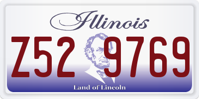 IL license plate Z529769