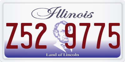 IL license plate Z529775