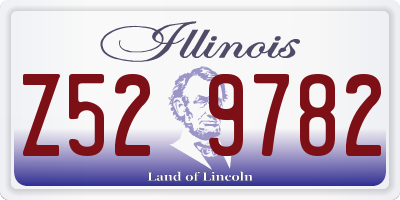 IL license plate Z529782