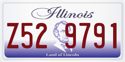 IL license plate Z529791