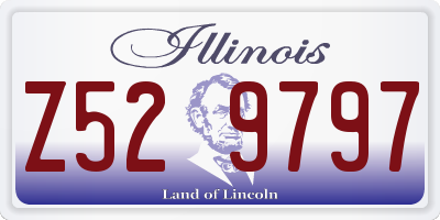 IL license plate Z529797