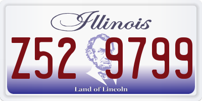 IL license plate Z529799