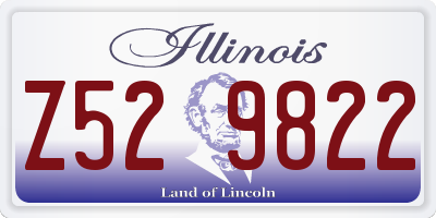 IL license plate Z529822