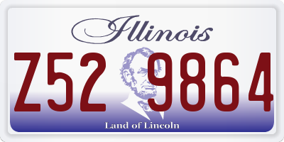 IL license plate Z529864