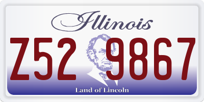 IL license plate Z529867
