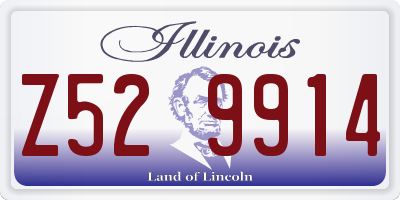 IL license plate Z529914