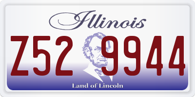 IL license plate Z529944