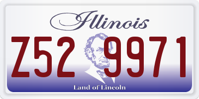IL license plate Z529971
