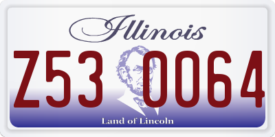 IL license plate Z530064