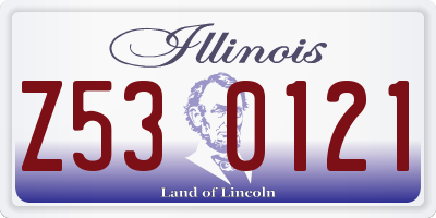 IL license plate Z530121