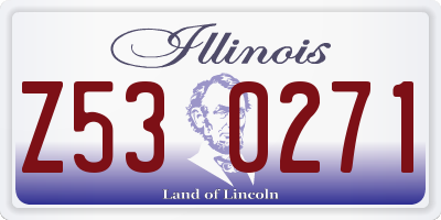 IL license plate Z530271
