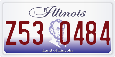 IL license plate Z530484