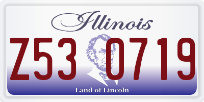 IL license plate Z530719