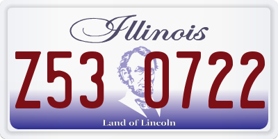 IL license plate Z530722