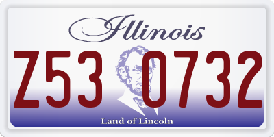 IL license plate Z530732