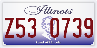 IL license plate Z530739