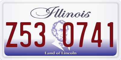IL license plate Z530741