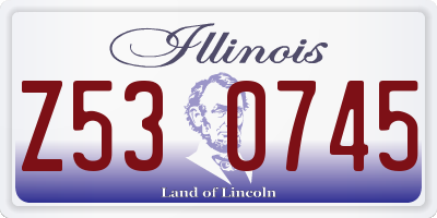 IL license plate Z530745